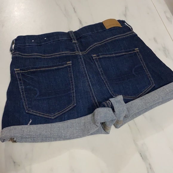 American Eagle Next Level Stretch Blue Jean Shorts - Picture 10 of 10